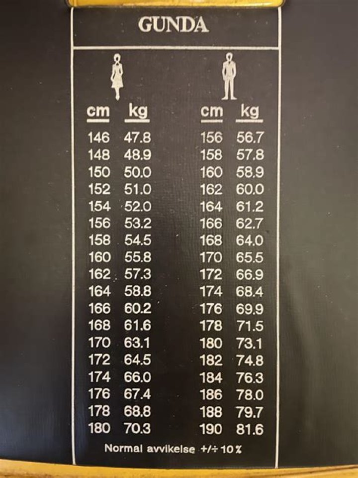 164cm 53kgのBMI位置を示すチャート